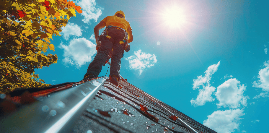 Roof maintenance service
